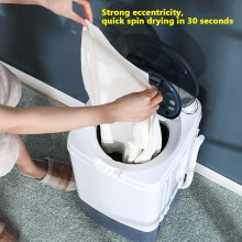 YXCKG Portable Clothes Dryer Spin Dryer Machine Gentle PreDrying 10 Kg Capa