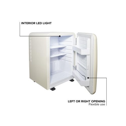 Corby Radley 40L Solid Door Minibar in Cream 2