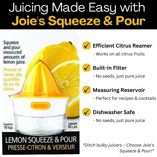 Joie Joie Citrus Juicer with Built-In Strainer 1