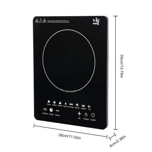 Single Induction Cooker 1450W Ultra-thin Induction Hob with LCD Sensor 1