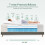 SZsuilong Single Mattress 3FT Memory Foam 2