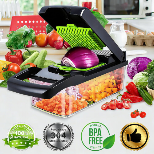 Vegetable Chopper - 18-in-1 Mandoline Slicer 2