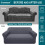 Granbest High Stretch Sofa Covers 3 Seater Super Soft Stylish Couch 5