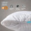 Pillow Protectors 4 Pack White | Brushed Microfiber Pillow Case 5075 cm 2