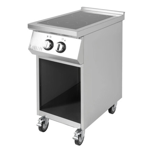 Buffalo Buffalo Freestanding Professional Kitchen 2 Zone Induction Hob  Pan Detecti 1