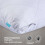 Pillow Protectors 4 Pack White | Brushed Microfiber Pillow Case 5075 cm 4