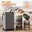 SOLEDI 100L Laundry Basket with Lid Large Washing Basket 4