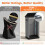 SOLEDI 100L Laundry Basket with Lid Large Washing Basket 3