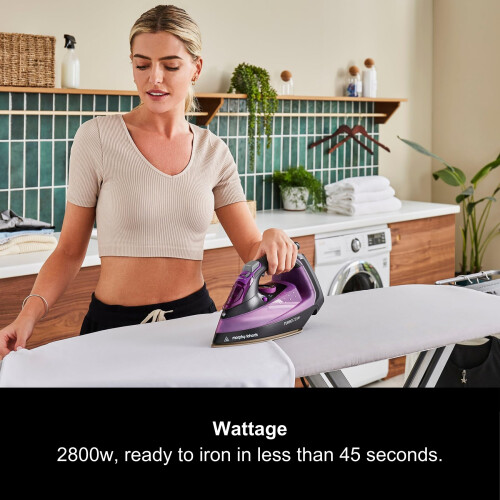 Morphy Richards Morphy Richards Turbosteam Steam Iron - Non stick Ceramic Soleplate 2