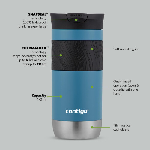 Contigo Contigo Byron SNAPSEAL Travel Mug, 470 ml 1
