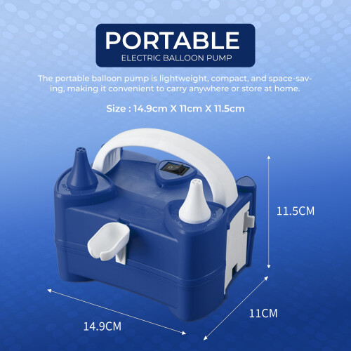 Scott 11 Electric Balloon Pump with Dual Nozzle 1