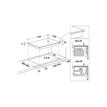 Hotpoint HR 724 B H Builtin Ceramic Black