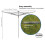Addis Addis 40m 4 Arm Rotary Washing Line (Grey) Multiple Tension Adjustment 4