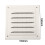 Metal Vent Cover Square, Aluminium Louver Grille with Mesh Screen, Sof 5