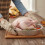 Kingfisher Extra Large Foil Roasting Tray Oval Disposable 5