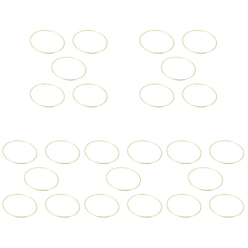 25Pièces Cercles Structure Solide Pour Créations DIY 1