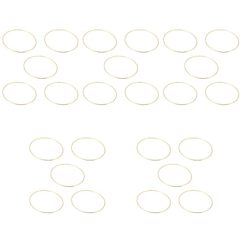 25Pièces Cercles Structure Solide Pour Créations DIY 2