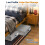 Huquter 40L 12 cm Tall Shallow Under Bed & Sofa Storage Boxes with 2