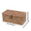 FEIALNDUO Wicker Shelf Baskets with Lid 6