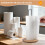 Paper Towel Holder Countertop - Standing Kitchen Roll Holder With Anti 6