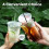 KAHEIGN 50Pcs Clear Plastic Cups with Lids and Paper Straws 5
