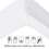 Tifschlaf Double Fitted Sheet Deep - White Bed Sheet Extra Deep Pocket 6