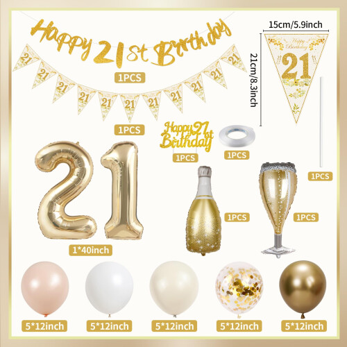 21st Birthday Decorations 1