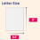 96 Pieces - White Cardstock 230gsm, 8.5" x 11" 2