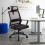 T-THREE. Adjustable headrest office chair - ergonomic mesh swivel seat 2