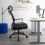 T-THREE. Adjustable headrest office chair - ergonomic mesh swivel seat 3