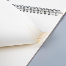 A4 Sketch Books Sketch Pads Hard Back Cover A4 Spiral Bound Sketch Pad 160gsm Paper 60 Pages (A4-1Pack)