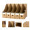 2Sets Khaki Bureaudocumenthouder Organizer Opbergrek 3