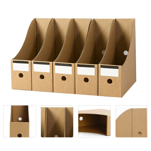 2Sets Khaki Bureaudocumenthouder Organizer Opbergrek 2