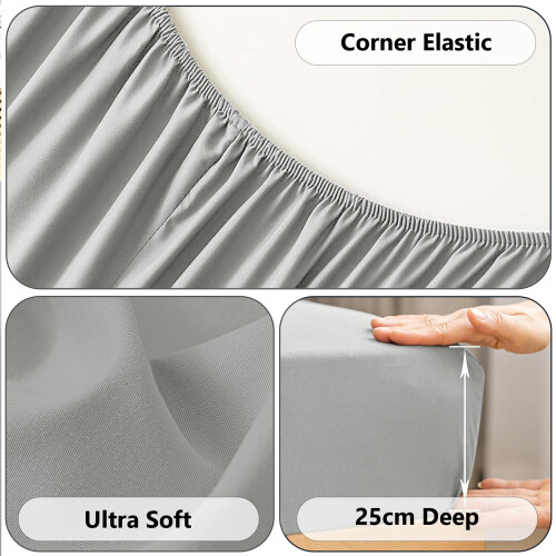AR Ware Single Fitted Sheet Non Iron Wrinkle 2