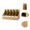 2Sets Khaki Bureaudocumenthouder Organizer Opbergrek 4