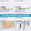 Gewtur Kitchen Roll Holder Under Cabinet 6