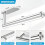 Gewtur Kitchen Roll Holder Under Cabinet 5