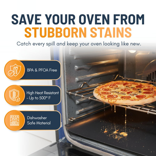 Linda's Essentials Oven Liners for Bottom of Oven (2 Pack) 1