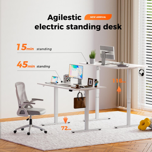 Agilestic Height-Adjustable Electric Desk 1