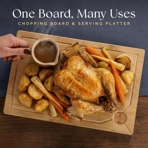 Deer & Oak - Large Cutting Board 38 x 25 x 2cm 1