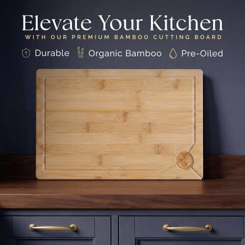 Deer & Oak - Large Cutting Board 38 x 25 x 2cm 2