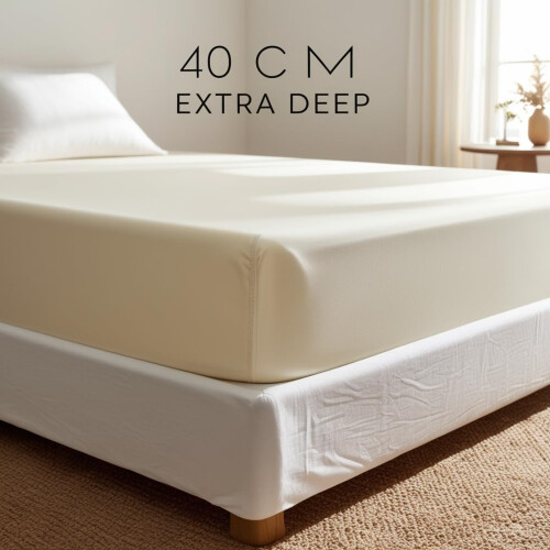 200 Thread Count 100% Egyptian Cotton Fitted Sheet 1