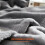 EHEYCIGA Fleece Blanket Extra Large Throws for Settees Grey Throw 5