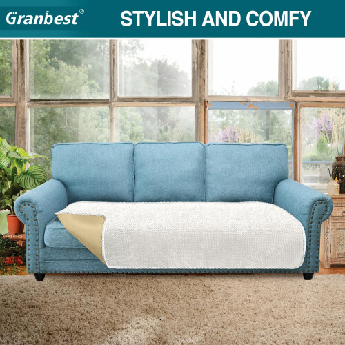 Granbest Non-Slip Sofa Seat Covers 3 Seater Thick Sofa Cover Sofa 1