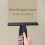 dancemoon JustHang Shower Squeegee - All-One-Piece Soft-Touch Silicone 2