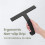 dancemoon JustHang Shower Squeegee - All-One-Piece Soft-Touch Silicone 5