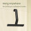 dancemoon JustHang Shower Squeegee - All-One-Piece Soft-Touch Silicone 3