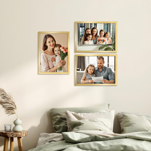 Giftgarden Gold A4 Picture Frame - Versatile A4 Photo Frames for Desk 2