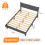 Bonnlo 4ft6 Double Bed Frame - Noise-Free Upholstered Platform Bed wit 5