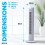 Status Status 32-Inch Tower Fan with 3 Speed Settings 5